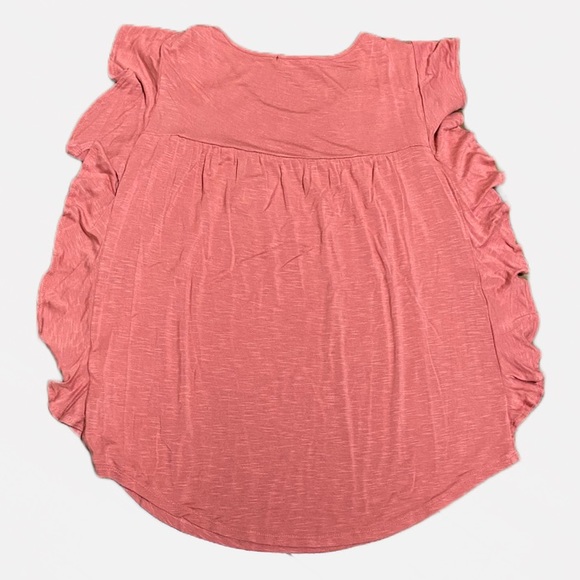 Coral, cap sleeve size small top - Picture 3 of 3